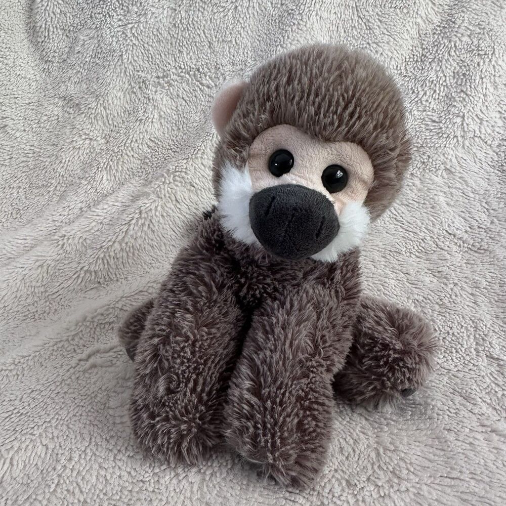 Petting Zoo Squirrel Brown Monkey Ape Stuffed Animal Plush